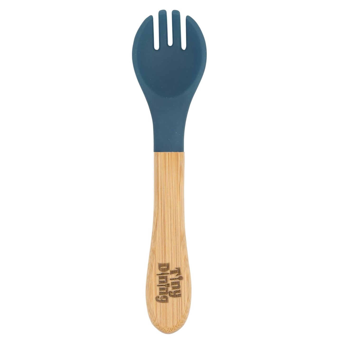 Bamboo Baby Weaning Fork with Silicone Tip