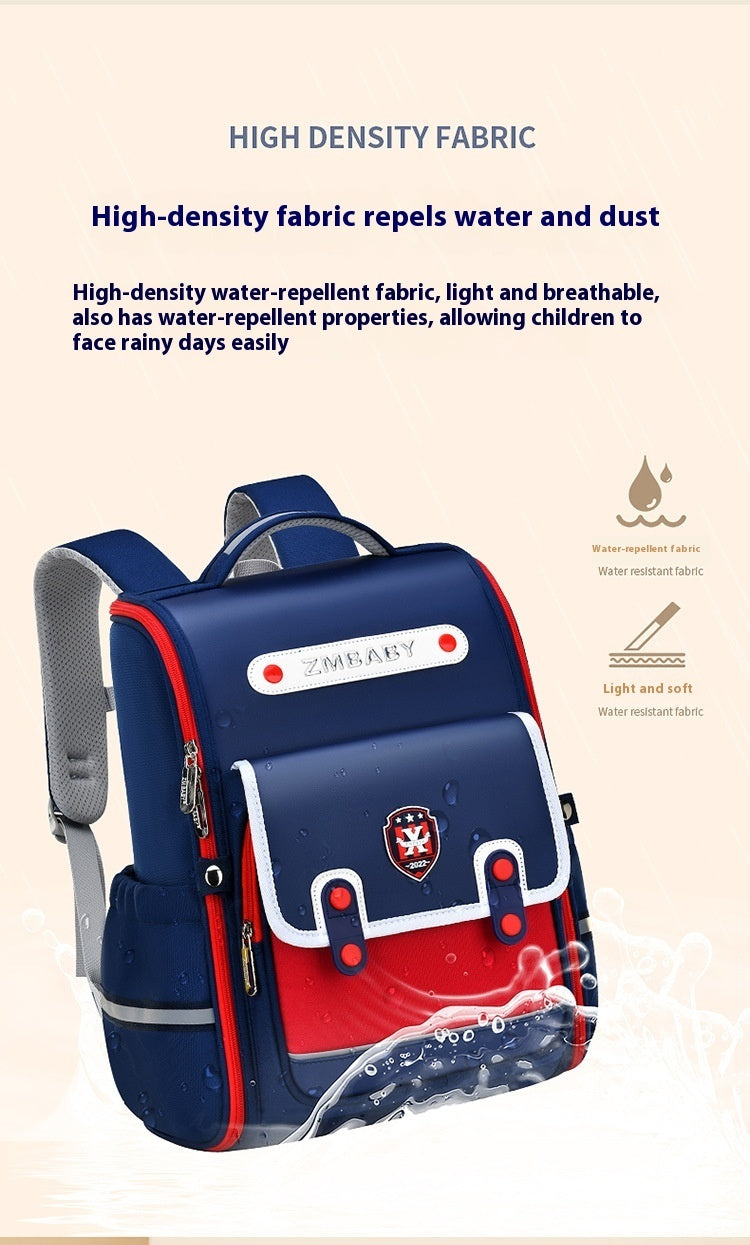 New Sesame Baby Primary School Schoolbag Grade 1-3-6 British Style Boys' Schoolbag Lightweight Girls Backpack