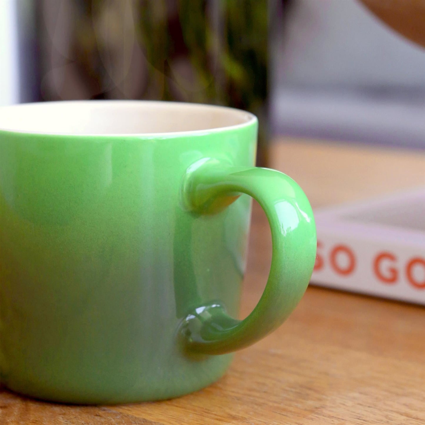 330ml Green New Bone China Ombre Mug