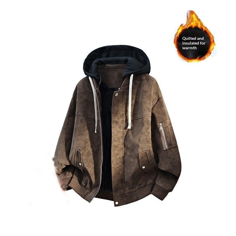 Men’s Stylish Relaxed-fit Hooded Jacket
