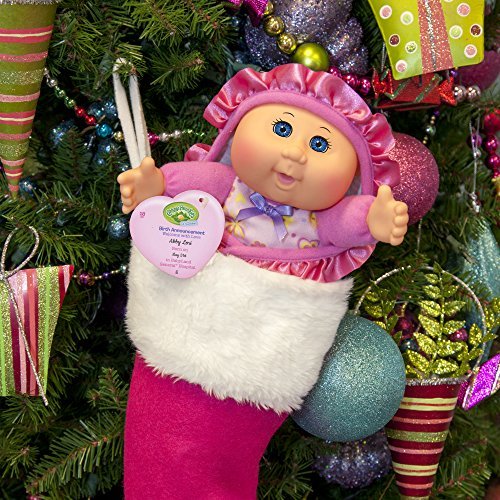 Cabbage Patch Kids Official Newborn Baby Doll Girl – Swaddle & Birth Announcement