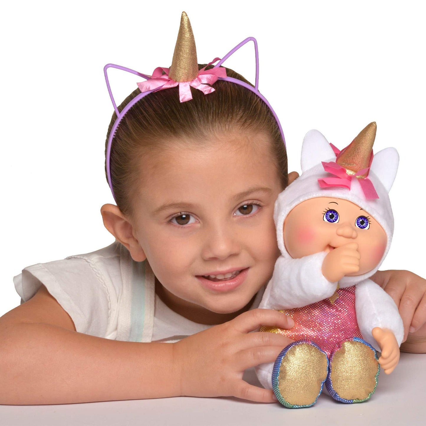Cabbage Patch Kids CPK Me 9-Inch Sparkle Unicorn Cutie Doll with Matching Headband