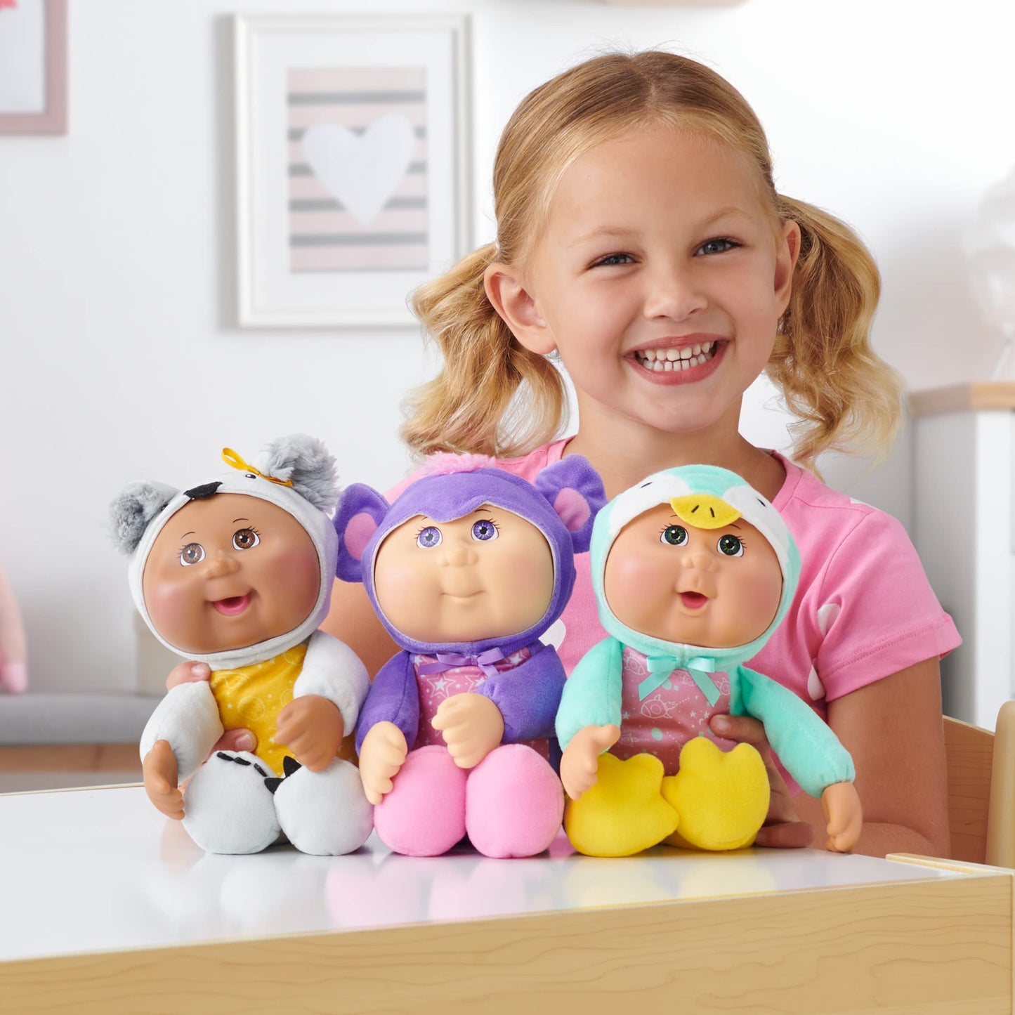 Cabbage Patch Kids Space Friends 3-Pack - 9-Inch Collectible Cuties: Mercury Monkey, Pluto Penguin, Nova Koala - Amazon Exclusive
