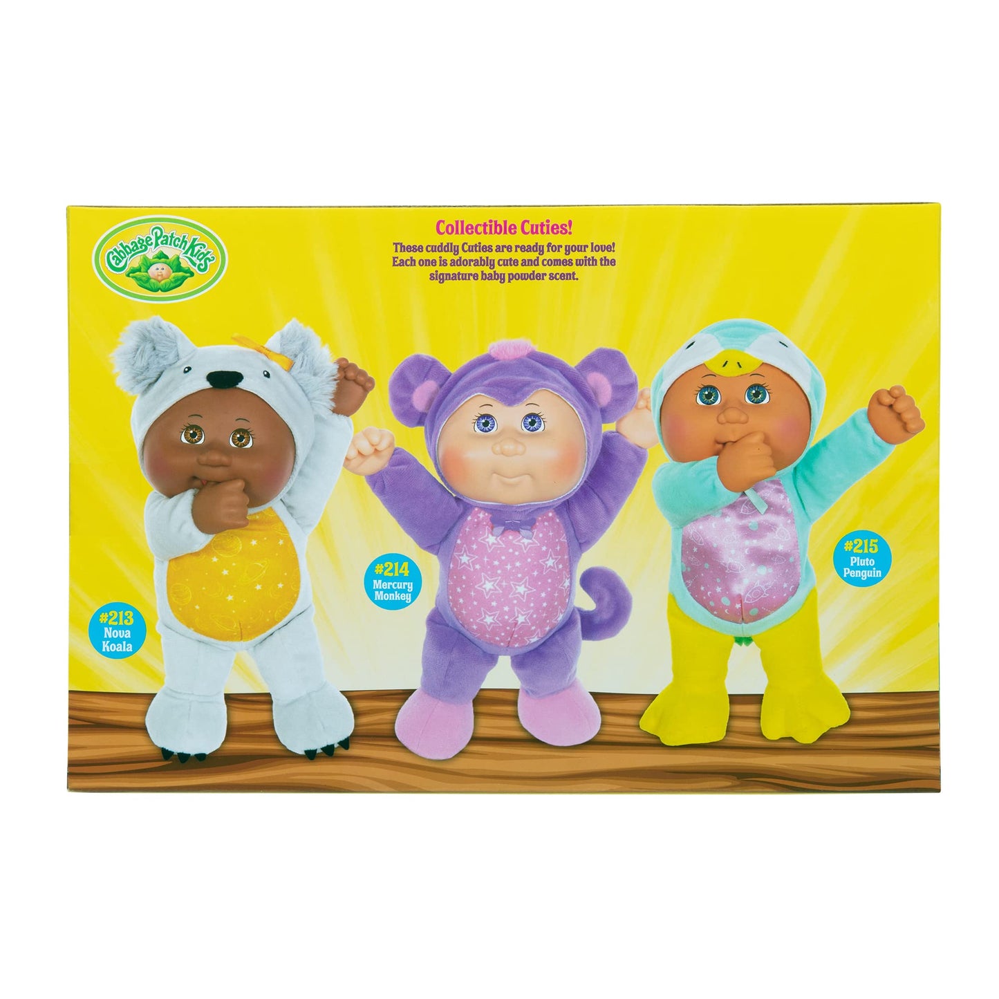Cabbage Patch Kids Space Friends 3-Pack - 9-Inch Collectible Cuties: Mercury Monkey, Pluto Penguin, Nova Koala - Amazon Exclusive