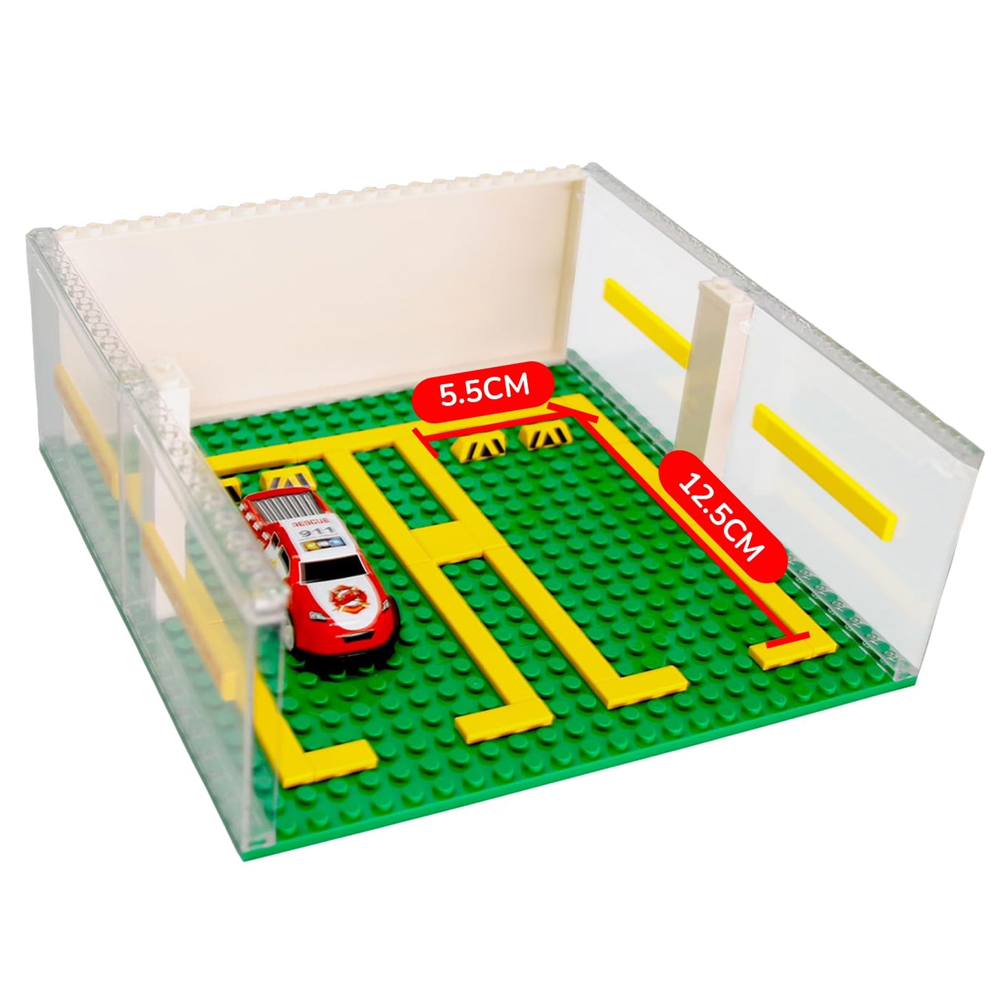 Cabeeskii Parking Garage – 3-Layer Speed Champions Display Case (130 PCS)