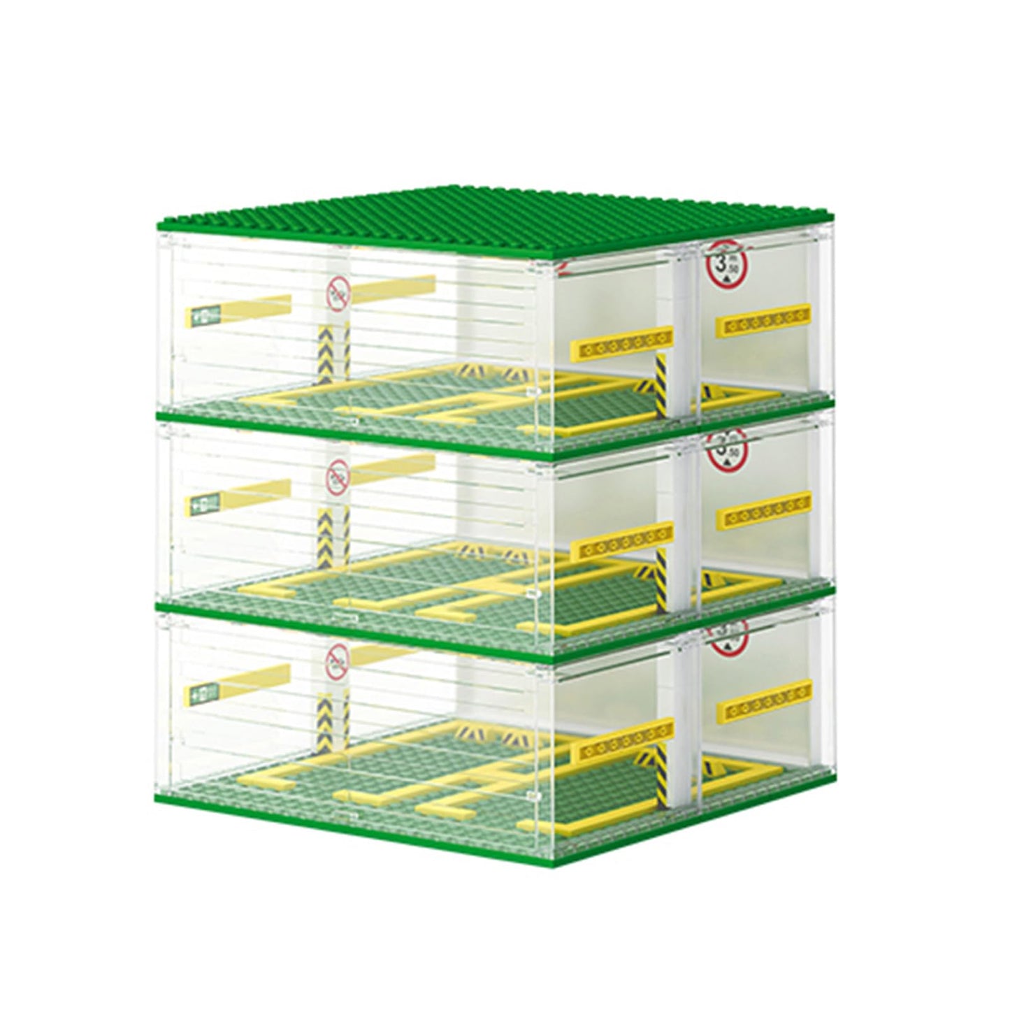 Cabeeskii Parking Garage – 3-Layer Speed Champions Display Case (130 PCS)
