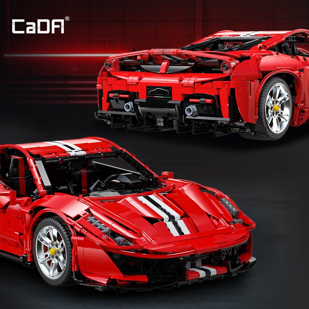 CaDA Master C61043W 1:8 Super Car Building Kit – 3236 Pcs for Adults & Teens