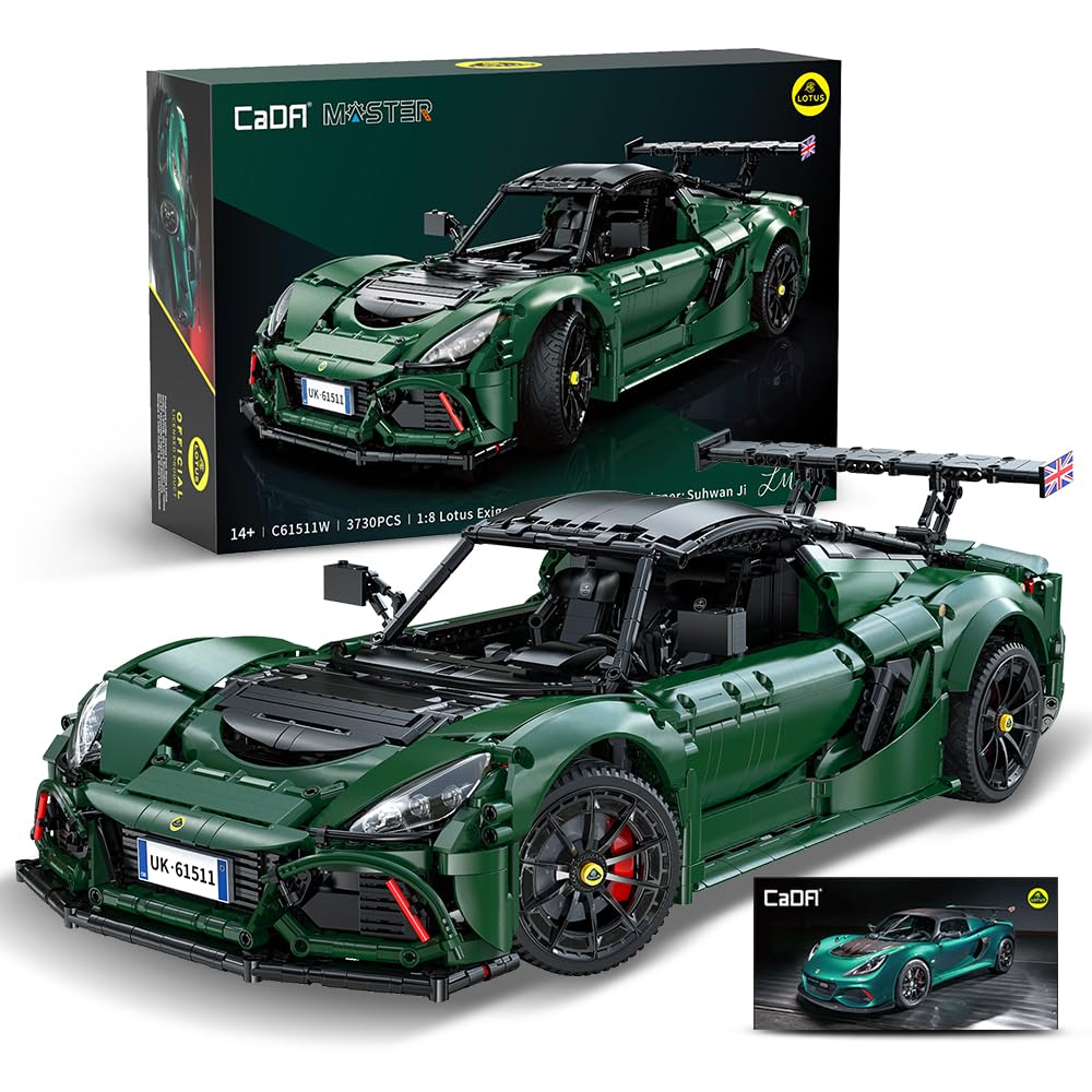 CaDA Master C61511W Lotus Exige Cup 430 1:8 Static Display Model – 3730 Pieces