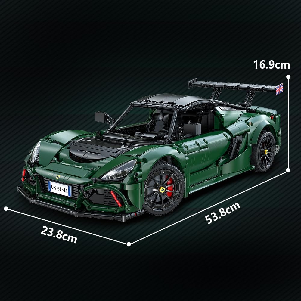 CaDA Master C61511W Lotus Exige Cup 430 1:8 Static Display Model – 3730 Pieces