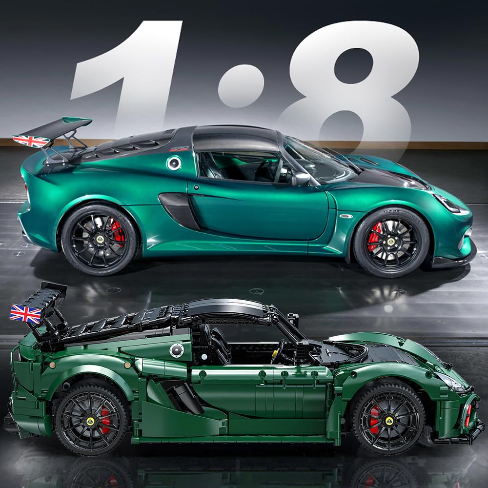 CaDA Master C61511W Lotus Exige Cup 430 1:8 Static Display Model – 3730 Pieces