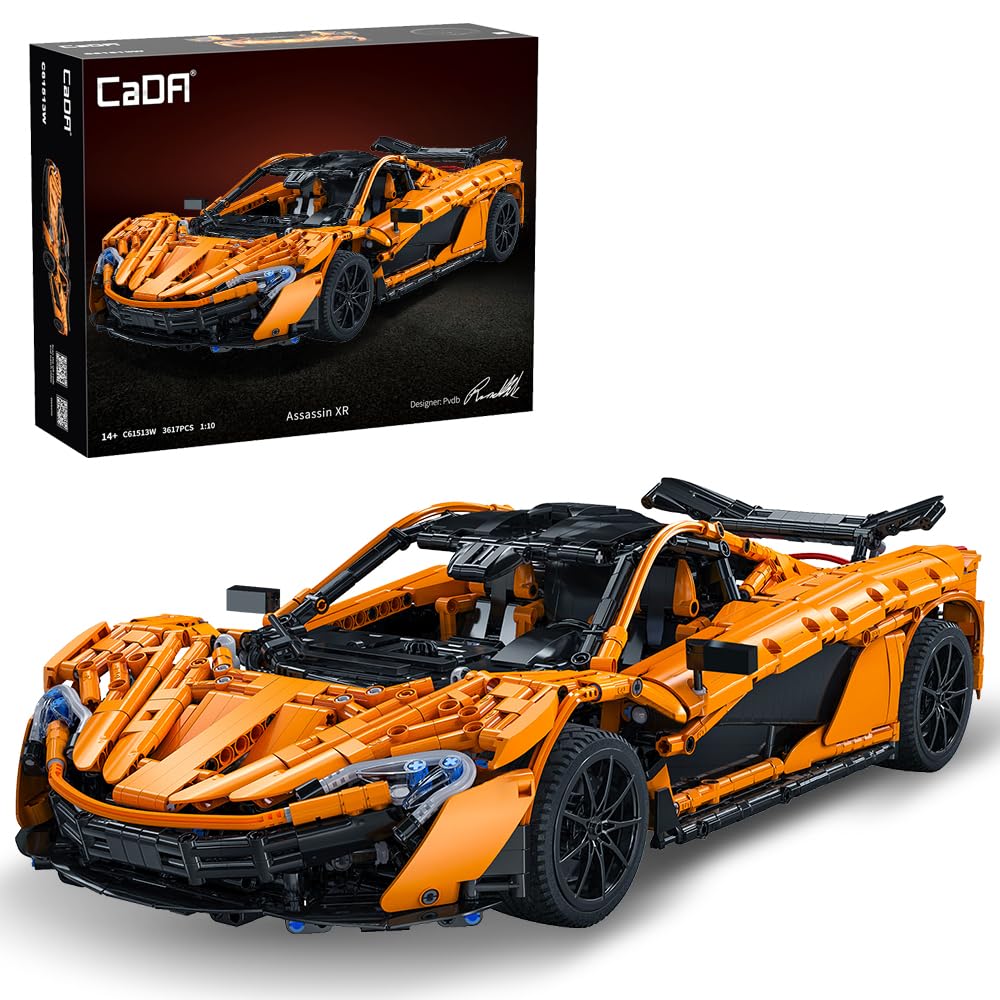 CaDA Master C61513W Assassin XR 1:10 Scale — 3,617-Piece Building Block Model for Adults