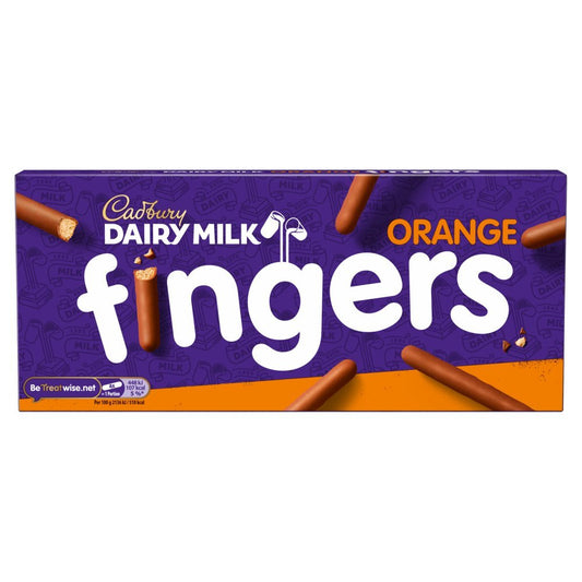 Cadbury Dairy Milk Orange Fingers 114g (Case of 20)