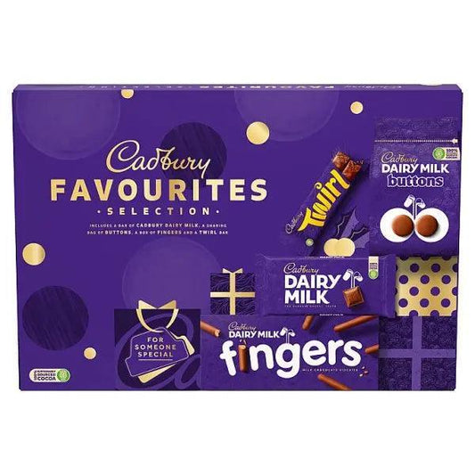Cadbury Favourites Chocolate Christmas Selection Box 370g (Case of 7)