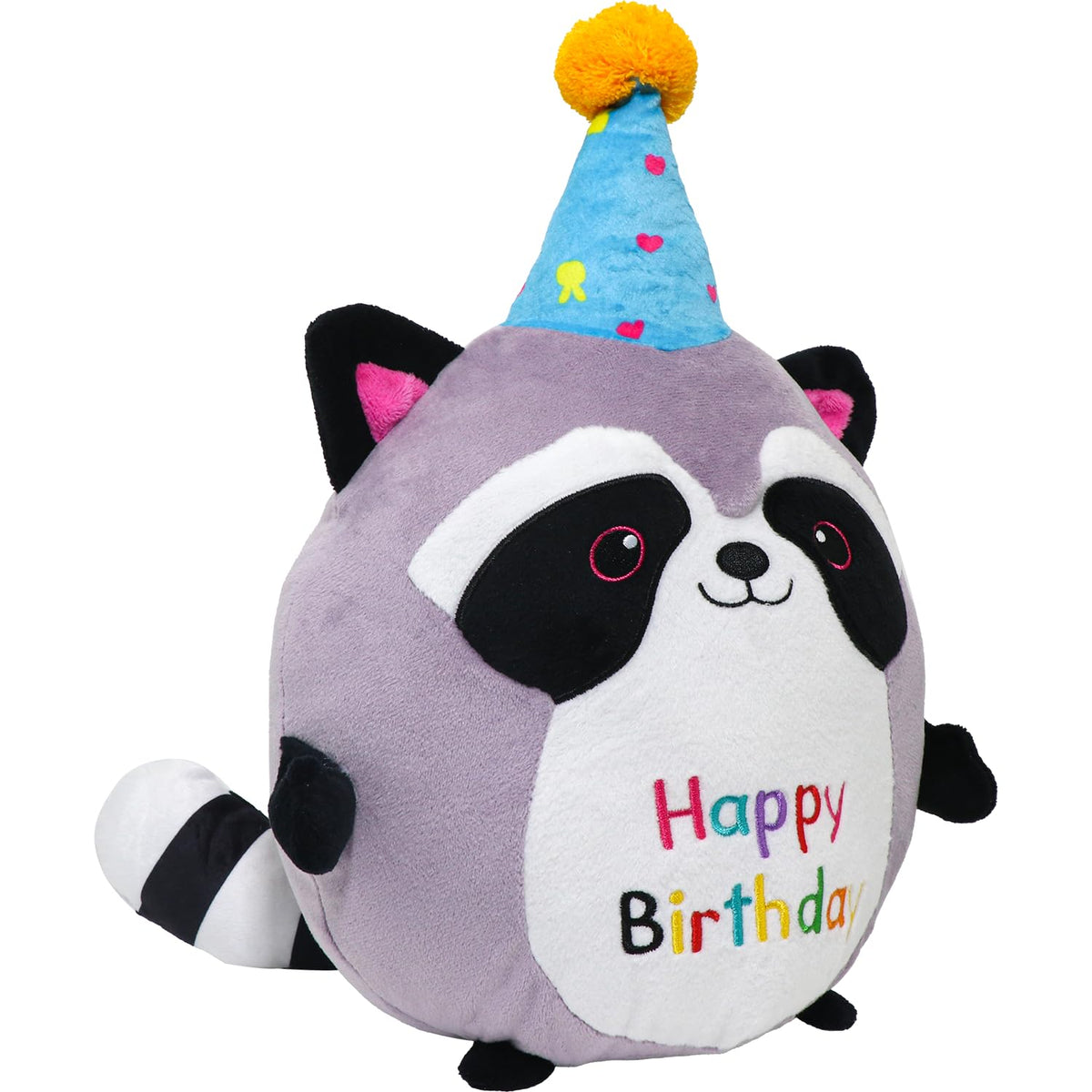 CAIYUEGG Raccoon Plush Toy 10 Inch – Soft, Cute Birthday Gift & Home Decor