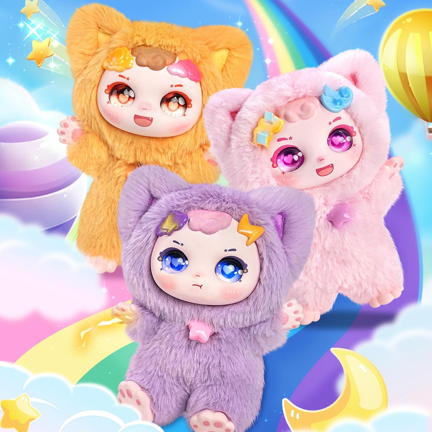 CALEMBOU Blind Box Plush Dolls – Ula Weather Series Mystery Collectibles (1 of 6)