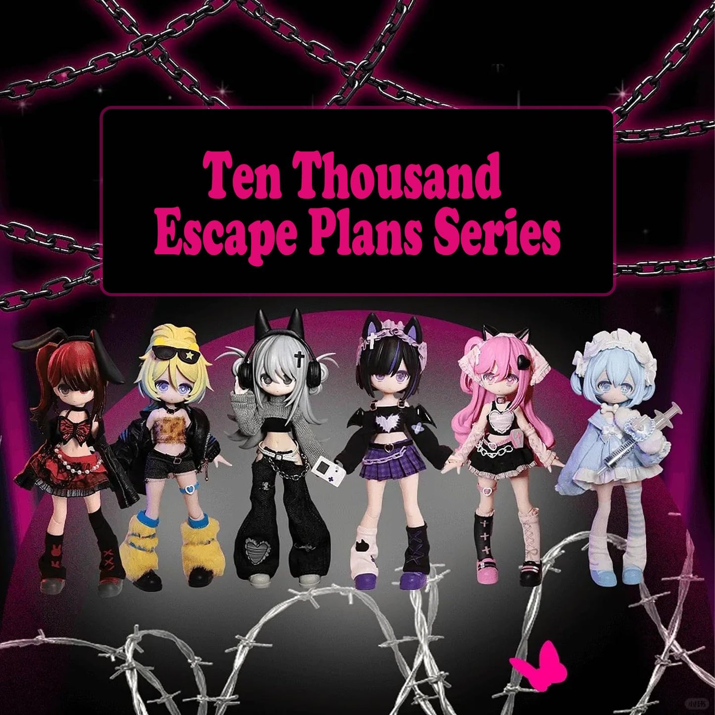 CALEMBOU BJD Blind Box – Ten Thousand Escape Plans Series Collectible Doll