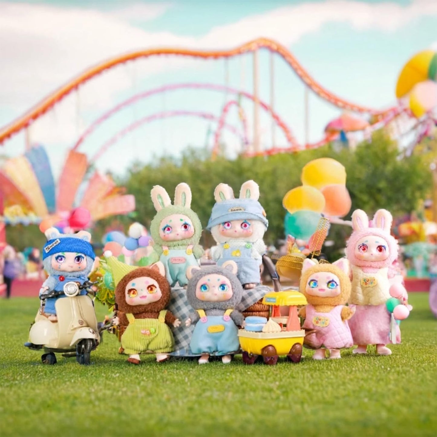 CALEMBOU Kimmon Mimon Plush Blind Box – 1 of 6 Mystery Keychain Collectibles