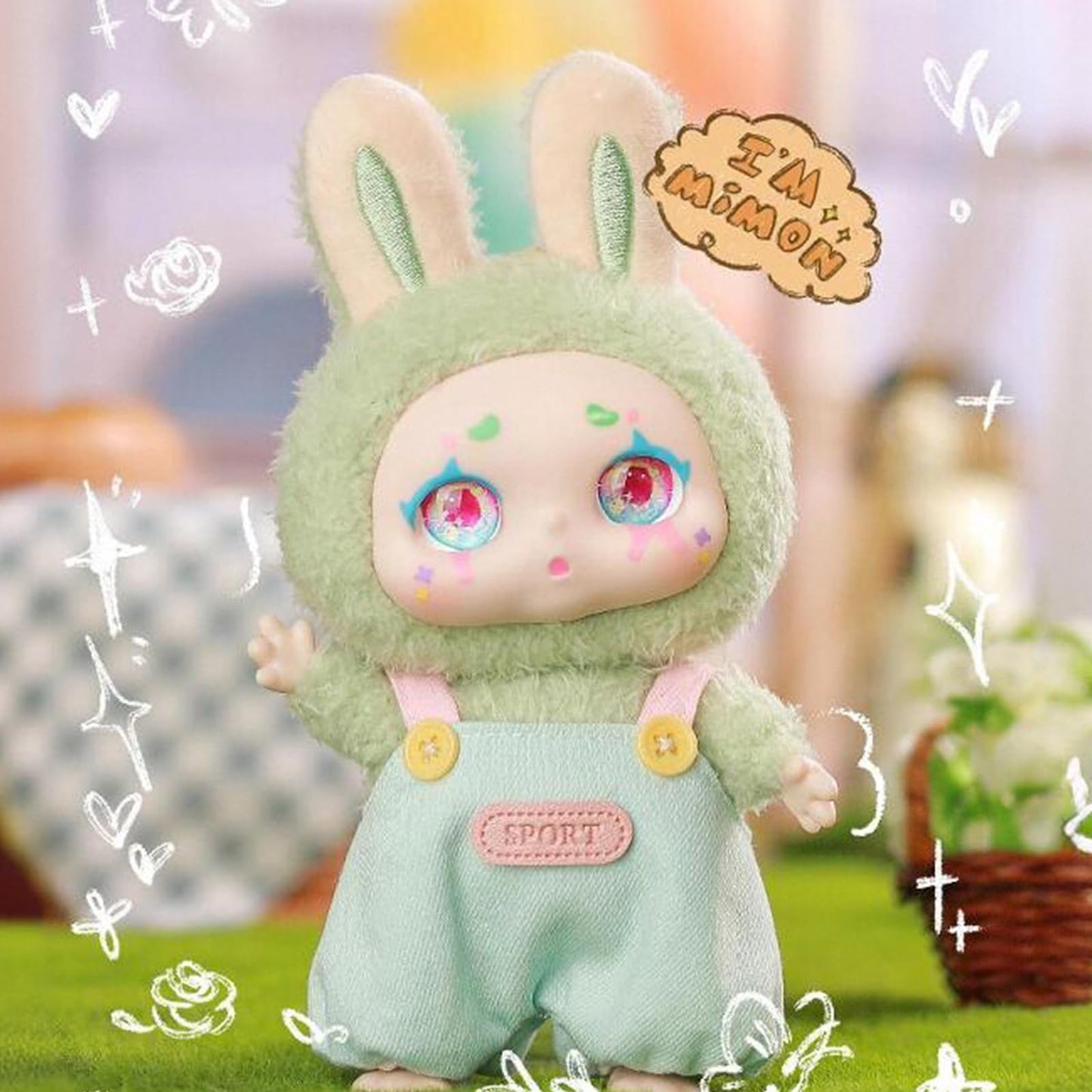 CALEMBOU Kimmon Mimon Plush Blind Box – 1 of 6 Mystery Keychain Collectibles