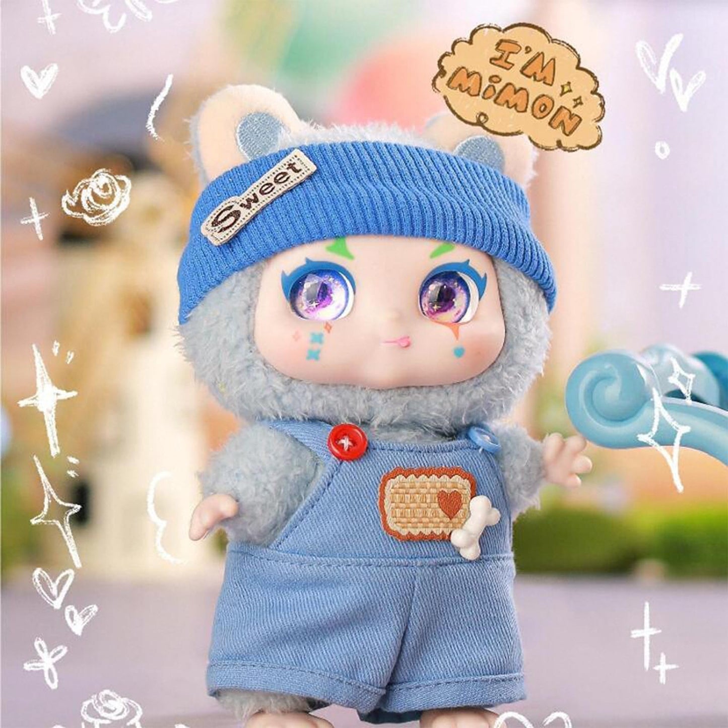 CALEMBOU Kimmon Mimon Plush Blind Box – 1 of 6 Mystery Keychain Collectibles