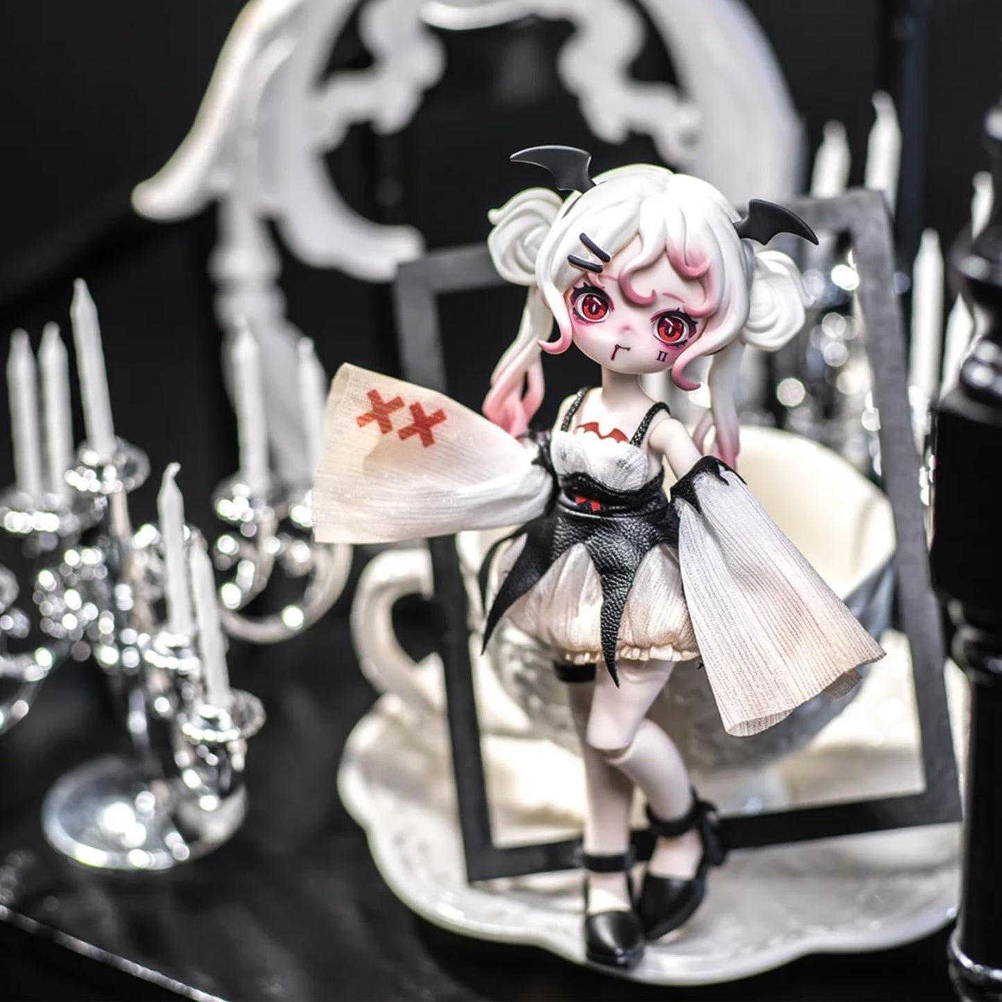 CALEMBOU Nyssa Strange Nightmare 1/12 BJD Doll — Gothic Lolita Collectible, 5.5 in
