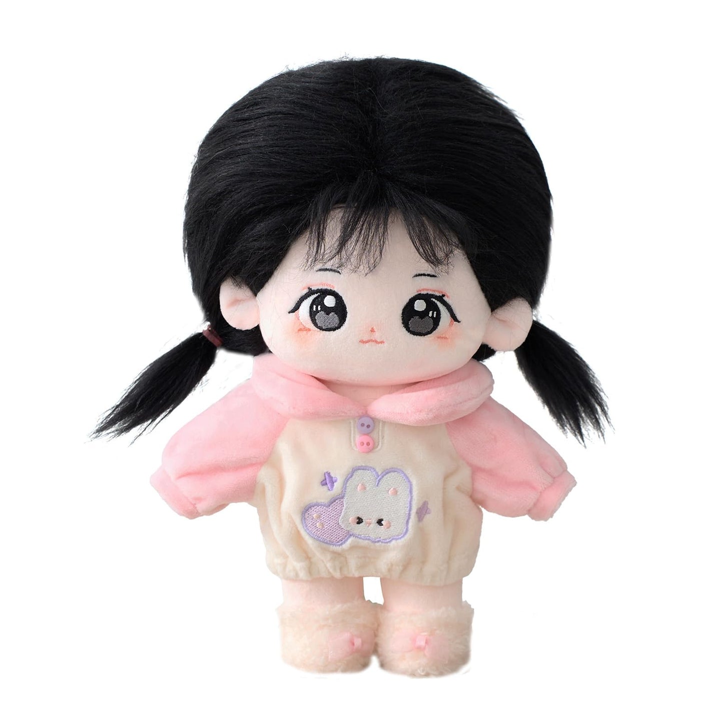 CALEMBOU Plush Doll 20cm – Cute Skeleton Anime Plush with Clothes