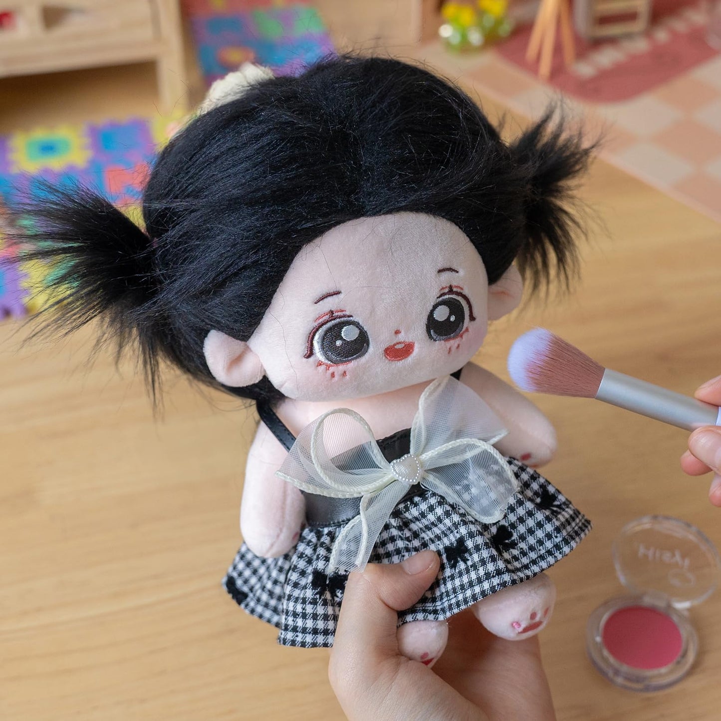 CALEMBOU Plush Doll 20cm – Skeleton Figure, Dress-Up Anime Plush Toy