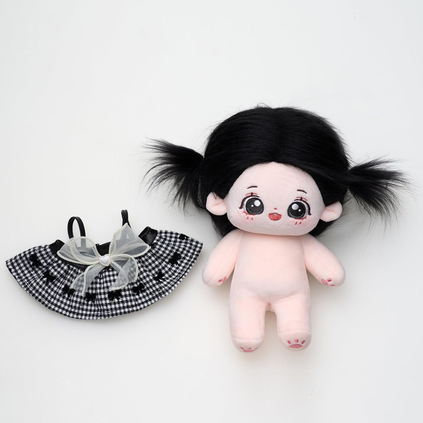 CALEMBOU Plush Doll 20cm – Skeleton Figure, Dress-Up Anime Plush Toy