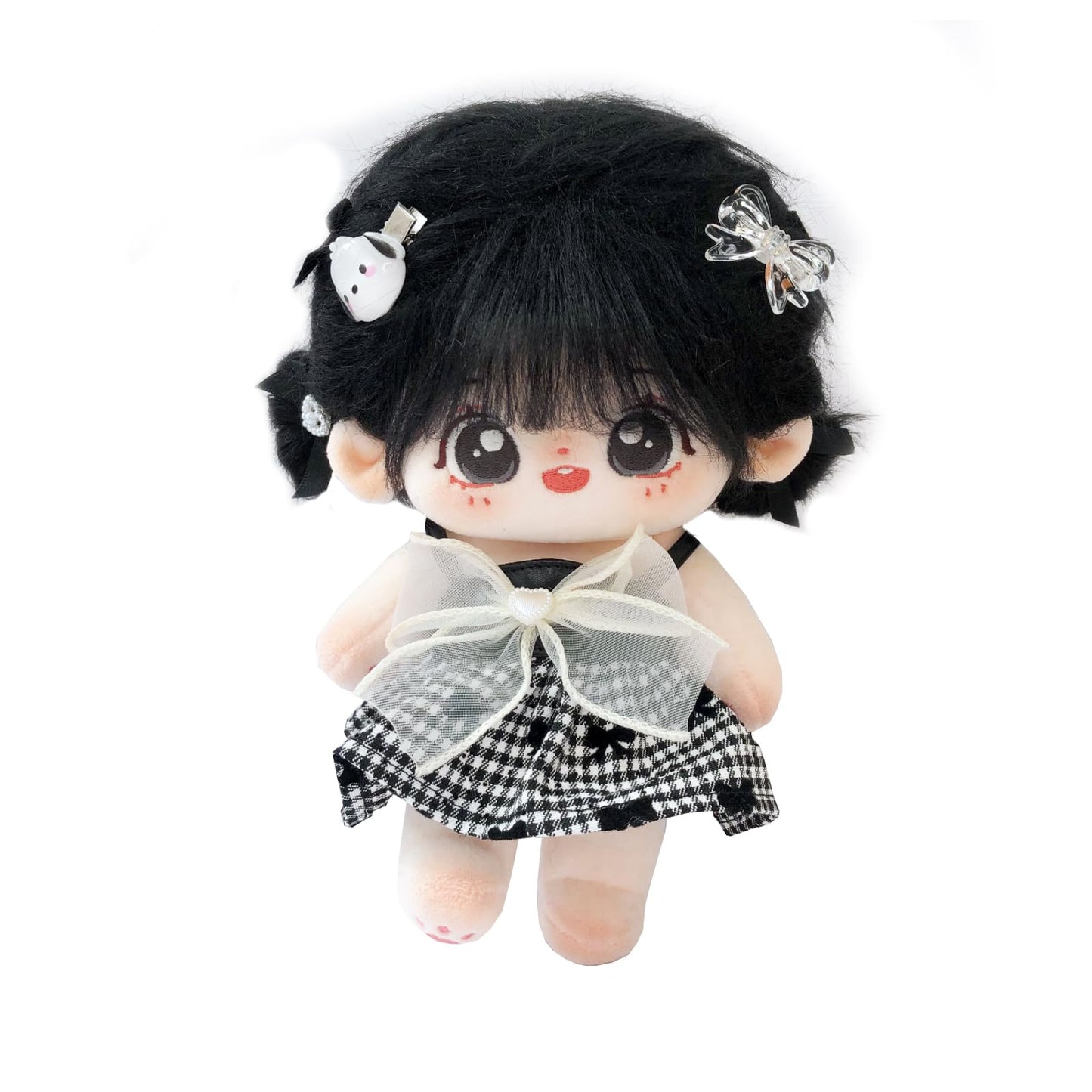 CALEMBOU Plush Doll 20cm – Skeleton Figure, Dress-Up Anime Plush Toy
