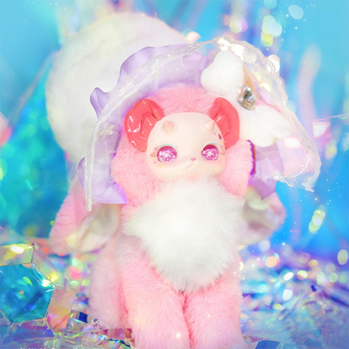 CALEMBOU Plush Doll Blind Box – Tutulong Fantasy Creatures Vinyl Plush Mystery Toys, Crystal Illusion Series
