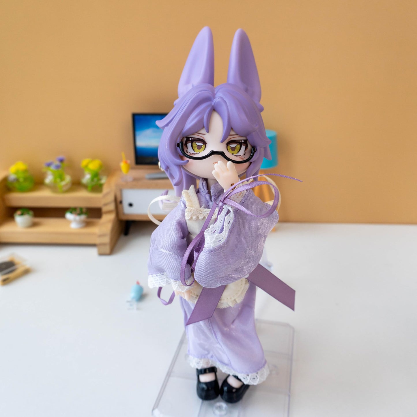 CALEMBOU Jumping Moon Time Rabbits 16cm BJD – Blind Box Collectible Doll