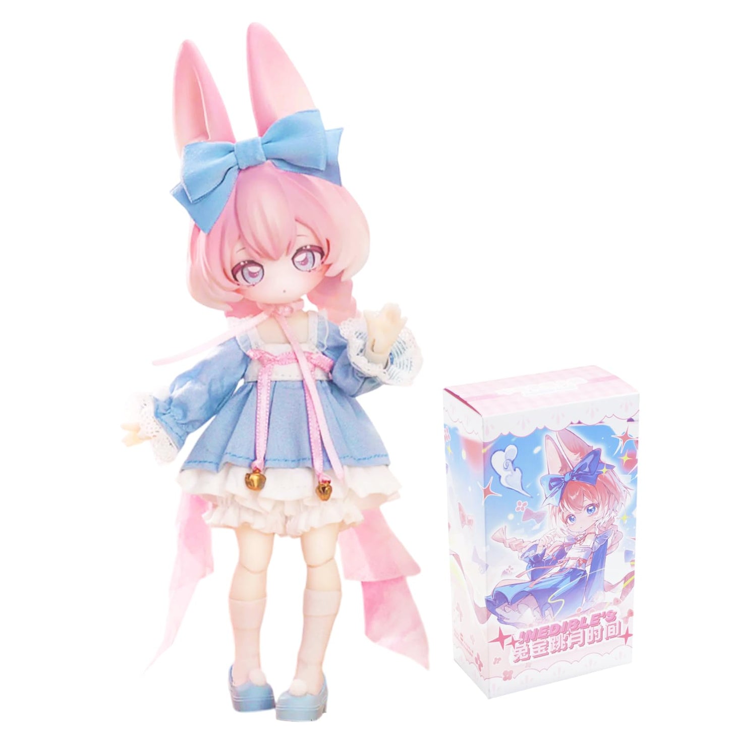 CALEMBOU Jumping Moon Time Rabbits 16cm BJD – Blind Box Collectible Doll