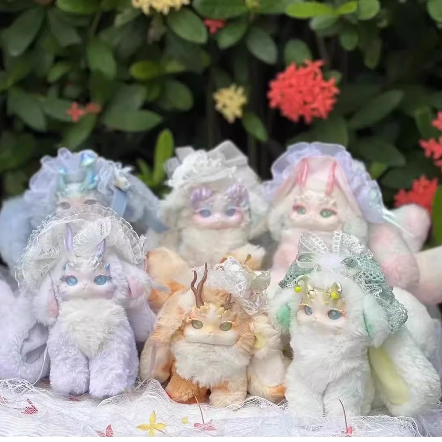 CALEMBOU Plush Doll Blind Box – Rabbit & Dragon Collectible Plushies