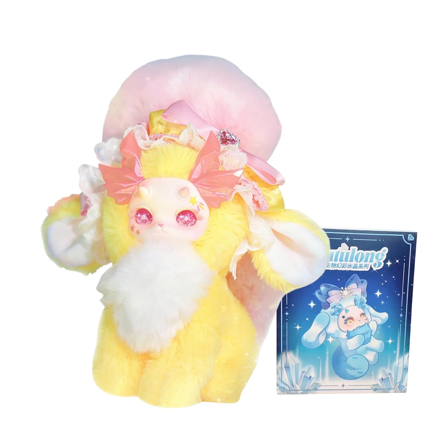 CALEMBOU Plush Doll Blind Box – Tutulong Fantasy Creatures Vinyl Plush Mystery Toys, Crystal Illusion Series