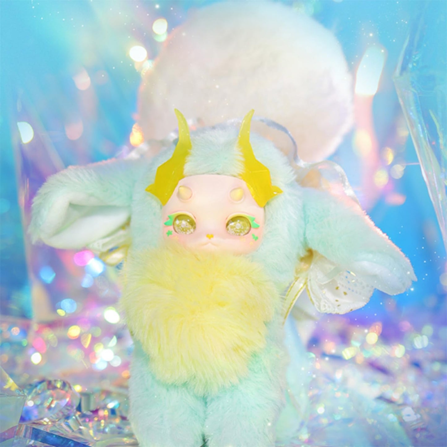 CALEMBOU Plush Doll Blind Box – Tutulong Fantasy Creatures Vinyl Plush Mystery Toys, Crystal Illusion Series