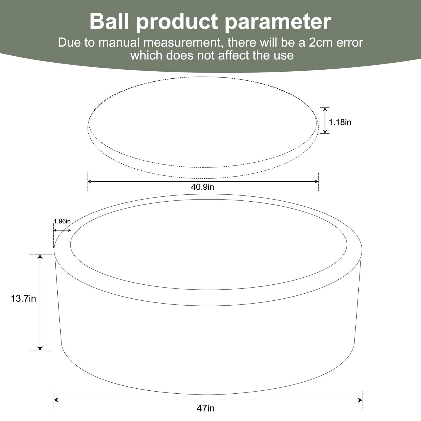 CALEPTONG Foam Ball Pit for Toddlers – Extra Large 47.2-inch Round Playpen in Soft Coral Fleece