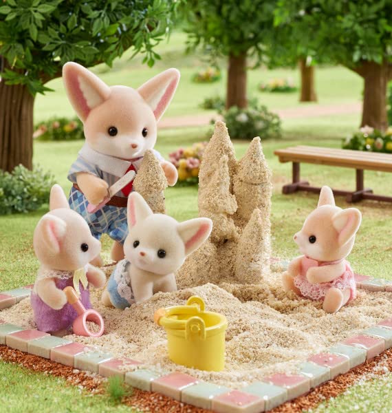 Calico Critters Fennec Fox Twins – Rocco & Tara, 2-Piece Collectible Dolls