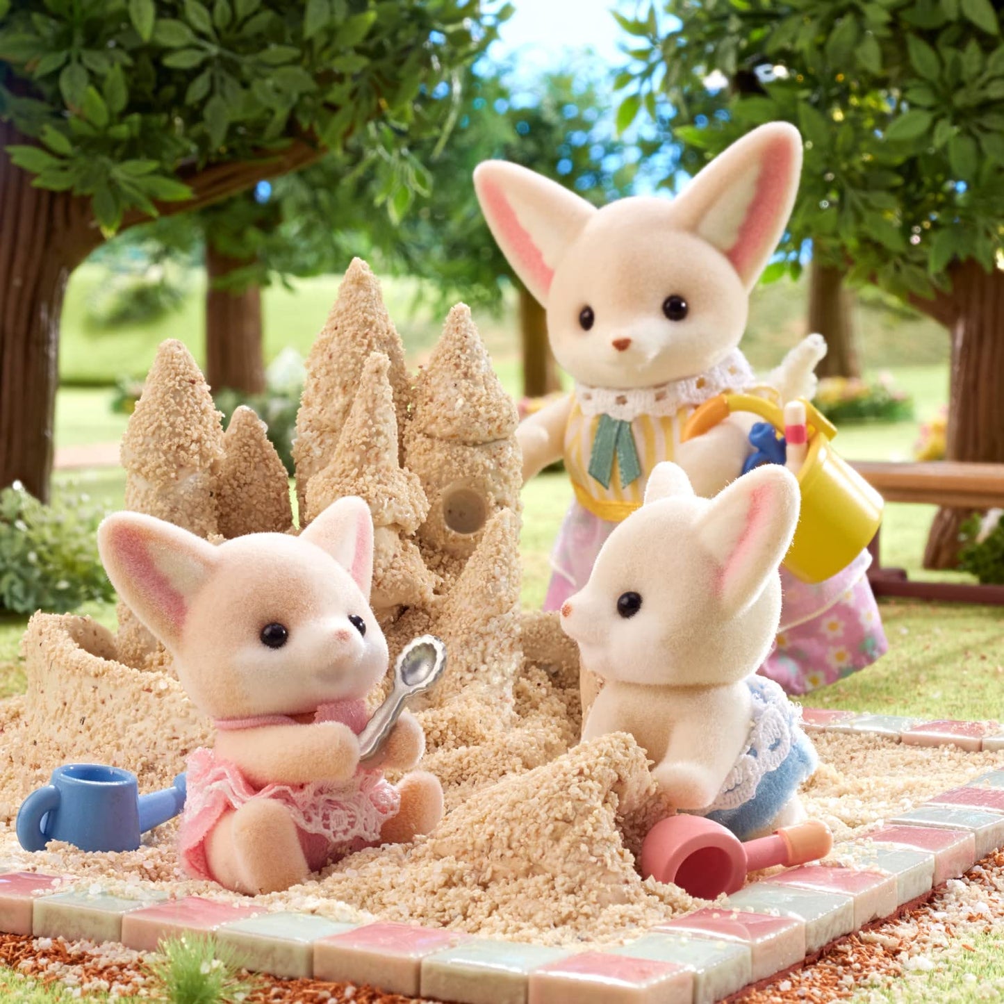 Calico Critters Fennec Fox Twins – Rocco & Tara, 2-Piece Collectible Dolls