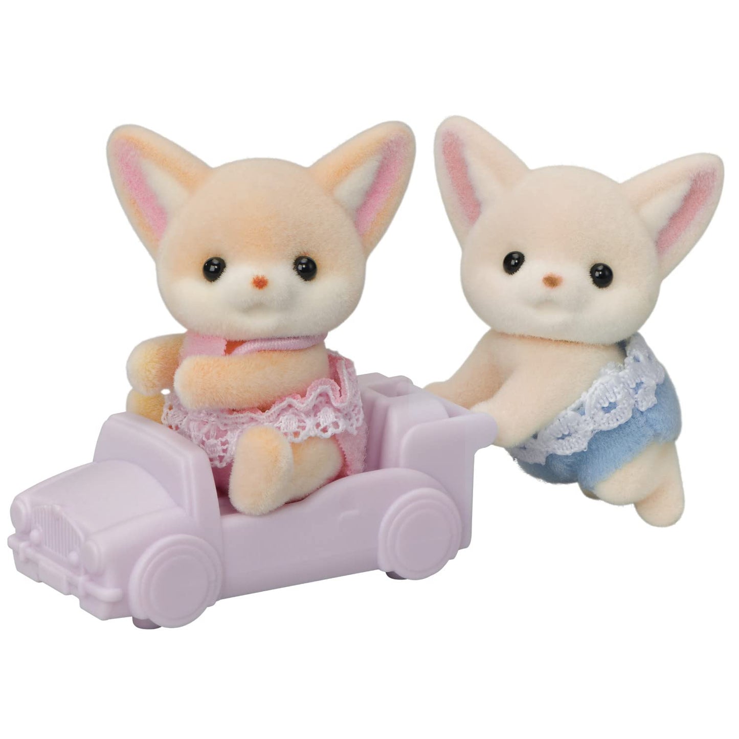 Calico Critters Fennec Fox Twins – Rocco & Tara, 2-Piece Collectible Dolls