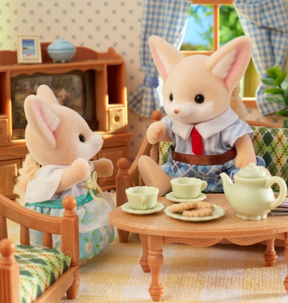 Calico Critters Fennec Fox Twins – Rocco & Tara, 2-Piece Collectible Dolls