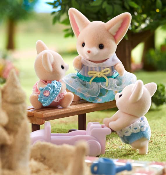 Calico Critters Fennec Fox Twins – Rocco & Tara, 2-Piece Collectible Dolls