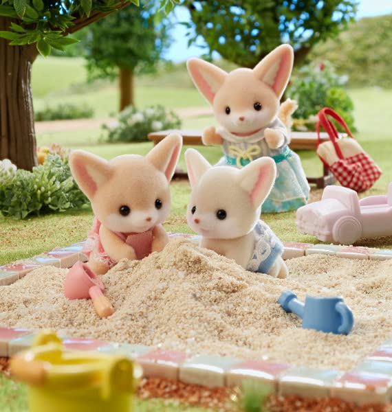Calico Critters Fennec Fox Twins – Rocco & Tara, 2-Piece Collectible Dolls