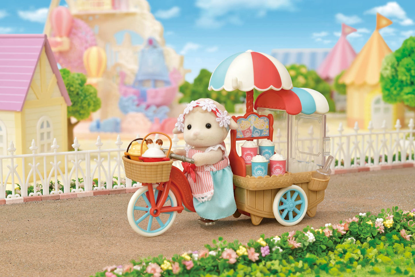 Calico Critters Popcorn Trike Playset – Amusement Park Miniatures