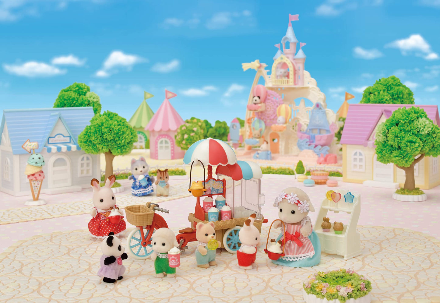 Calico Critters Popcorn Trike Playset – Amusement Park Miniatures
