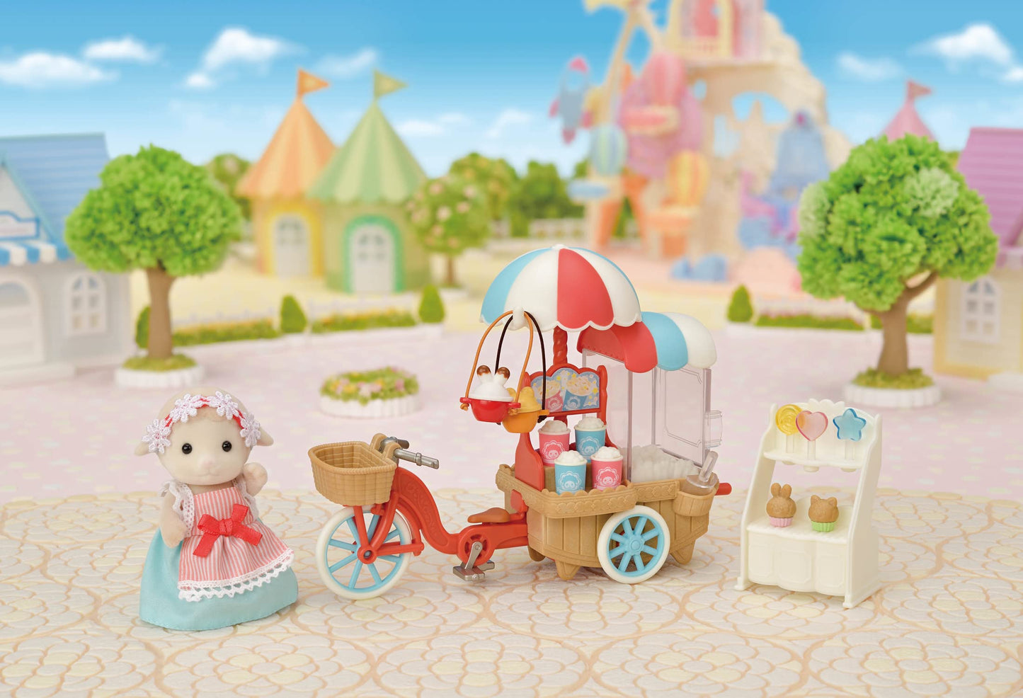 Calico Critters Popcorn Trike Playset – Amusement Park Miniatures