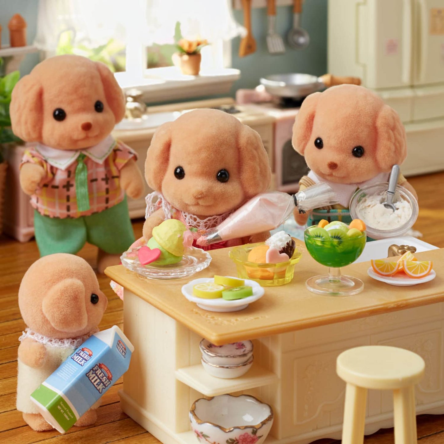 Calico Critters Toy Poodle Family – 3-Inch Miniatures | Calico Village