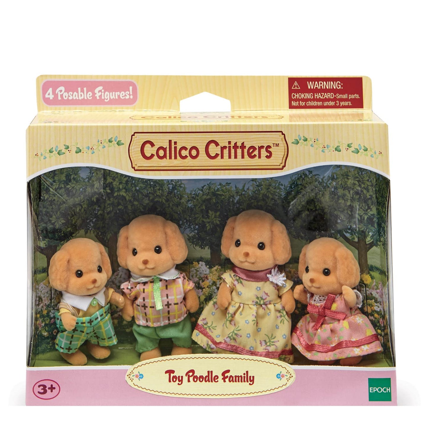 Calico Critters Toy Poodle Family – 3-Inch Miniatures | Calico Village