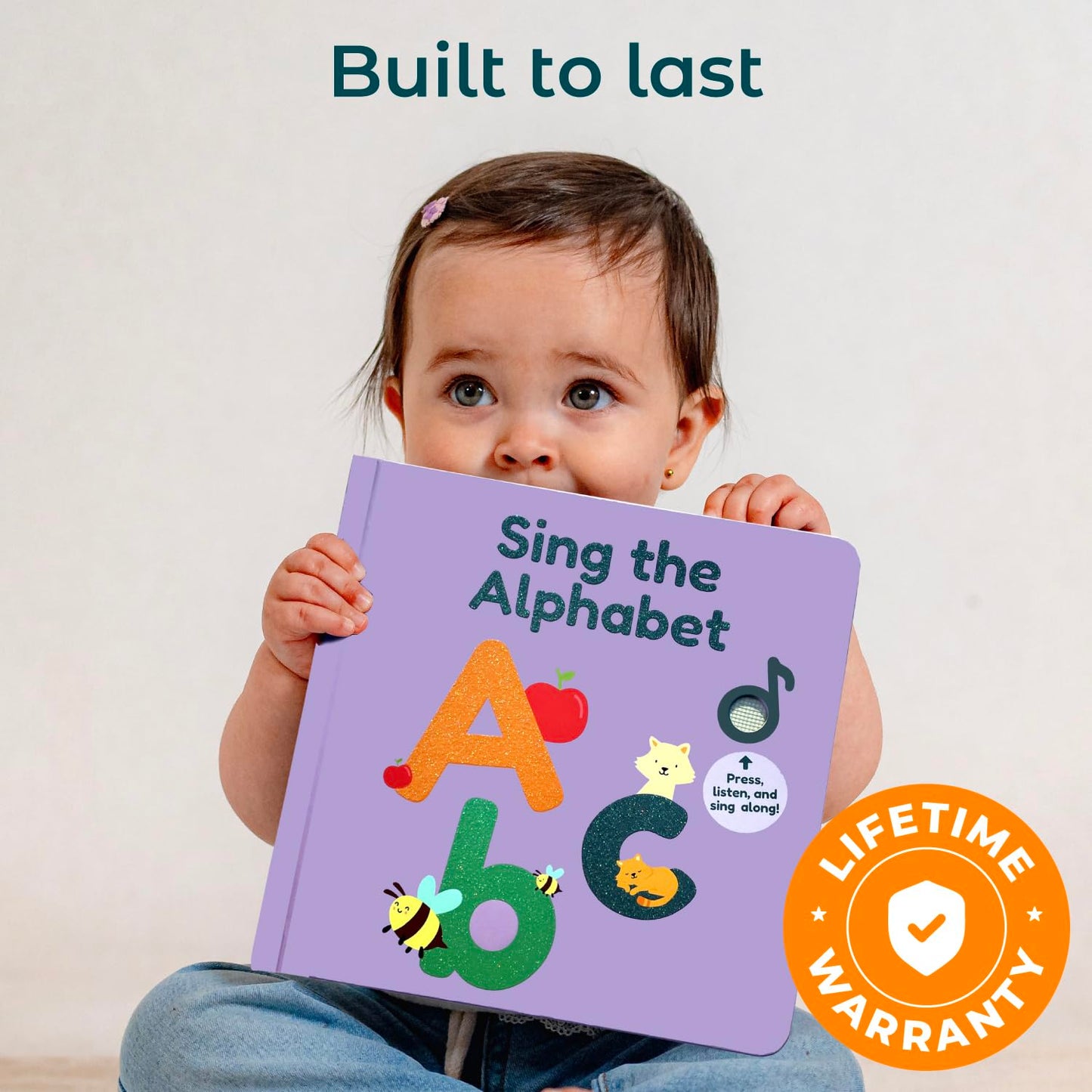 Cali's Books Alphabet Book for Toddlers 1-3 — Interactive ABC Song Toy