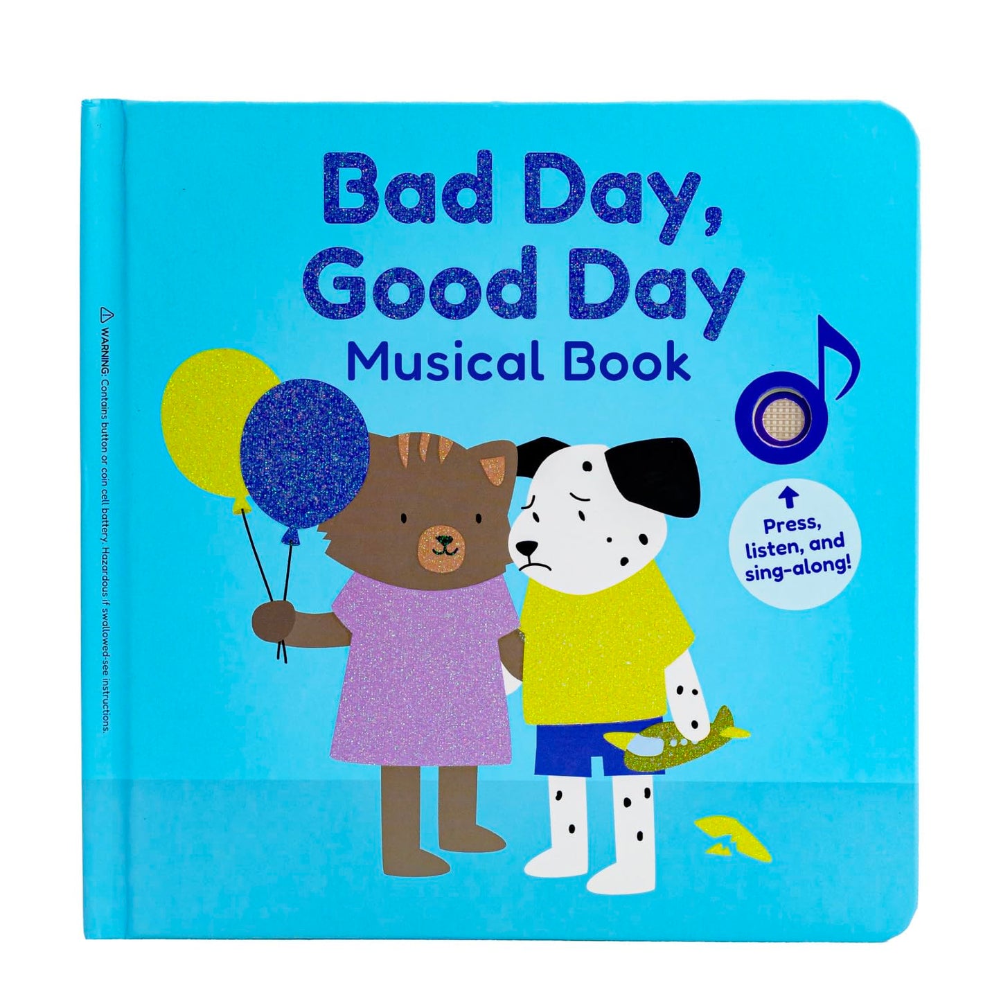 Cali's Books Bad Day, Good Day – Interactive Emotions Book for Toddlers 1-3 by Mother Moon | Musical Feelings & Montessori Learning
