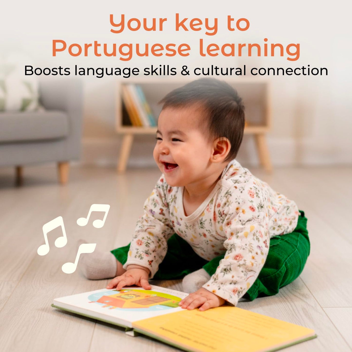 Cali's Books Brazilian Nursery Rhymes Book – Portuguese Sound Book for Toddlers 1-3 | Bilingual Lyrics & Translations