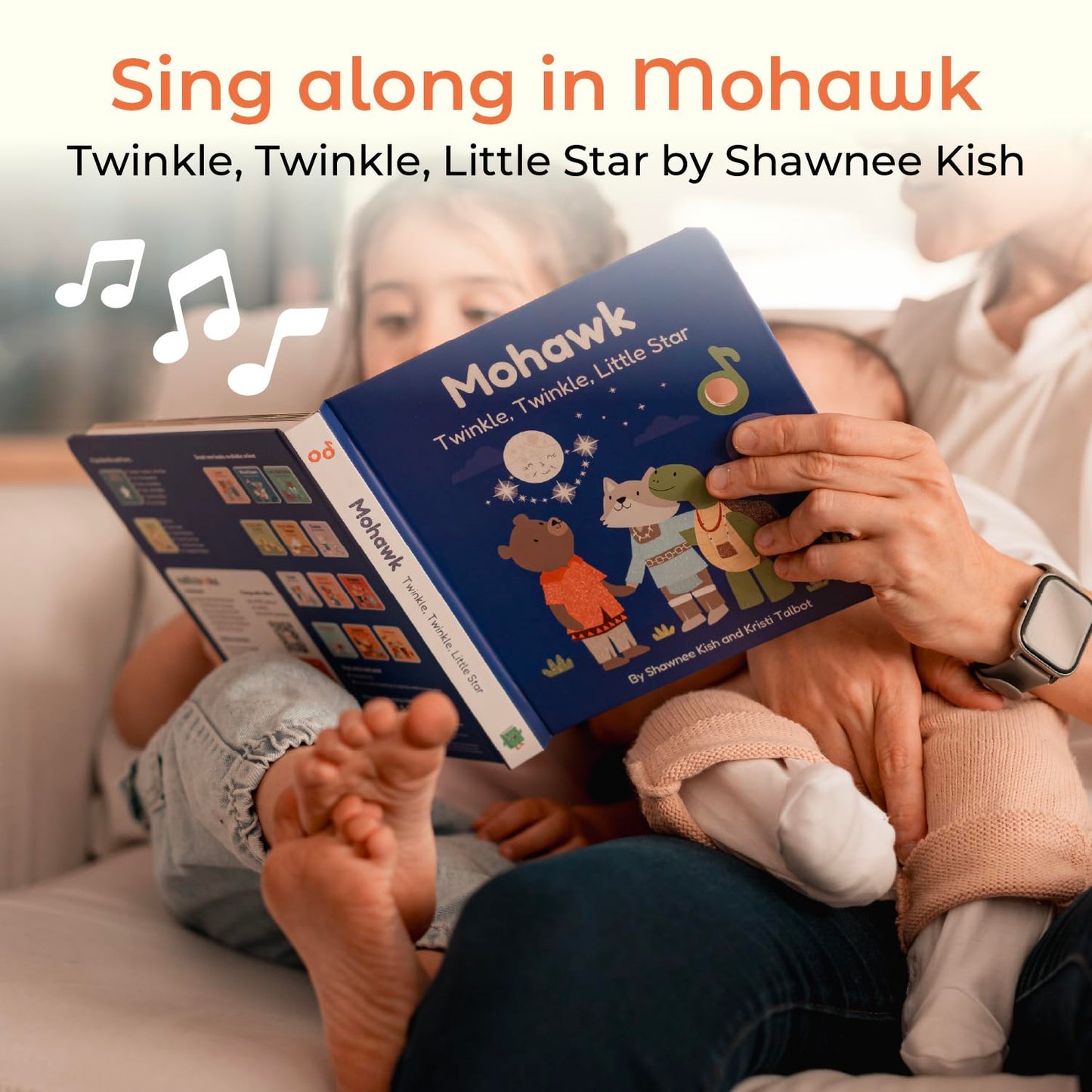 Cali's Books: Bilingual Nursery Rhymes Sound Book – Interactive Mohawk Lullabies for Babies and Toddlers